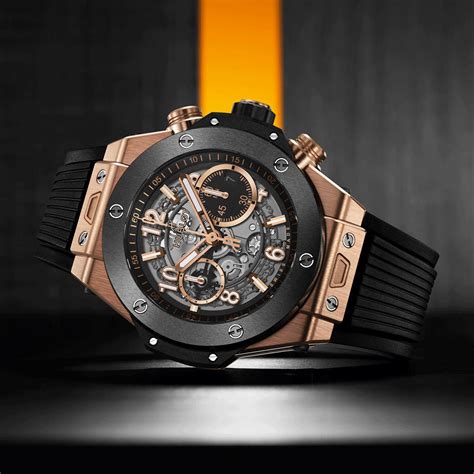 hublot uhr ceramic gold|hublot unico gold.